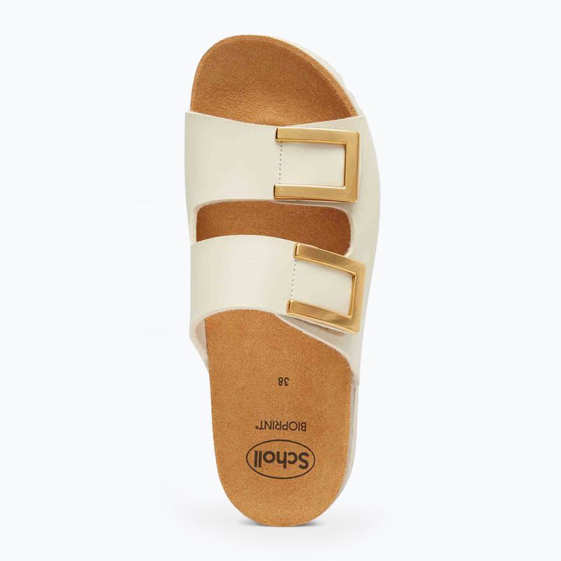 Papuci pentru femei Scholl Monterey 2 Straps Ad Med ivory 4