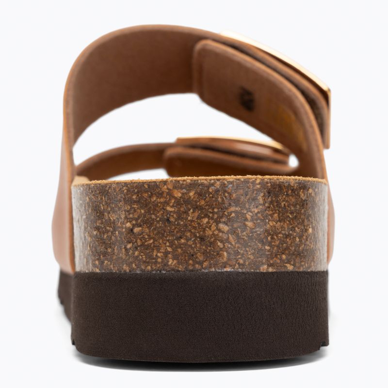 Papuci pentru femei Scholl Monterey 2 Straps Ad Med camel 6