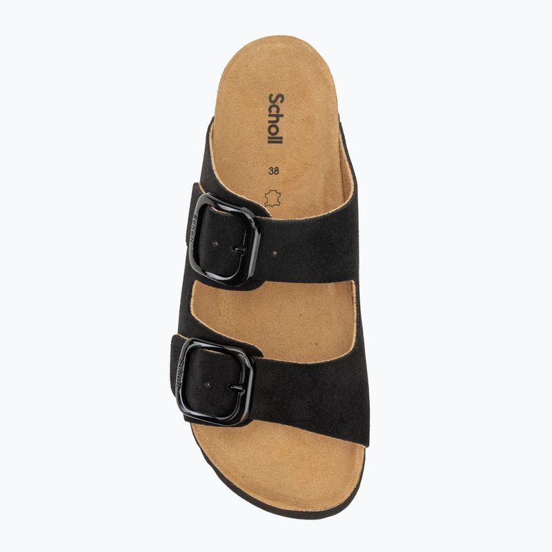 Papuci pentru femei Scholl Lucie Suede black 5