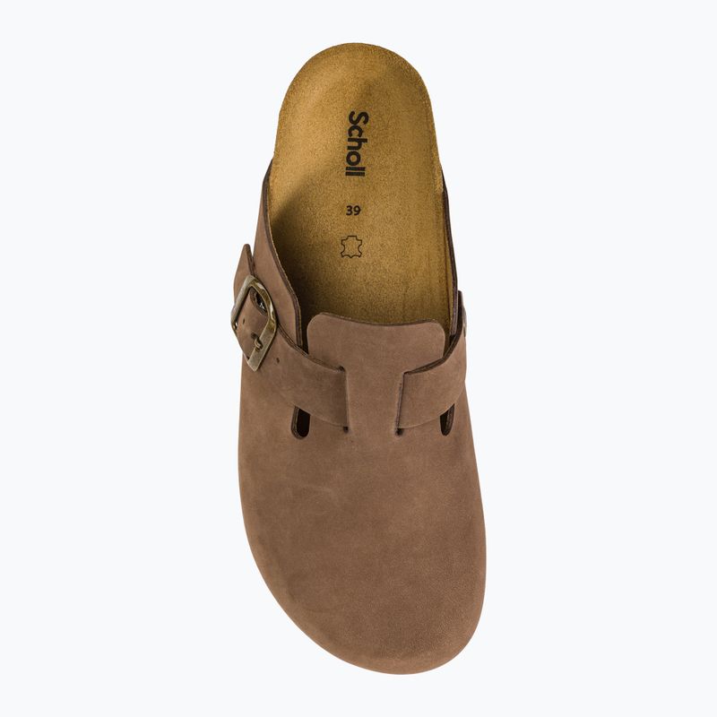 Papuci pentru femei  Scholl Fae Nub light brown 5