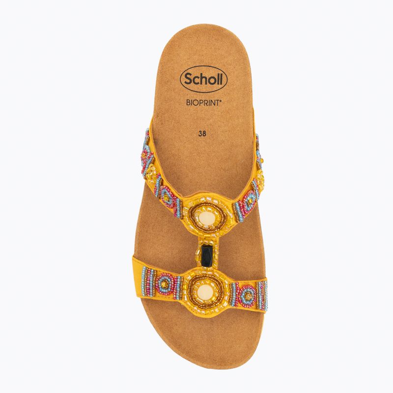 Papuci pentru femei Scholl New Bogota Wedge Med tangerine 5