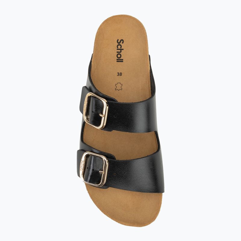 Papuci pentru femei Scholl Josephine Laminated black 5