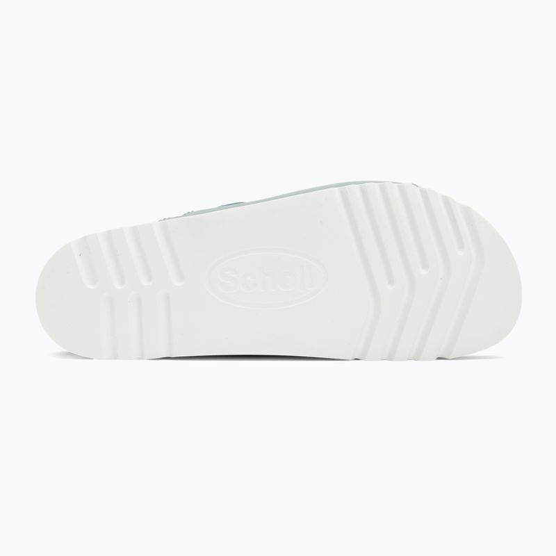 Papuci pentru femei Scholl Rio Wedge Ad Med pale blue 4