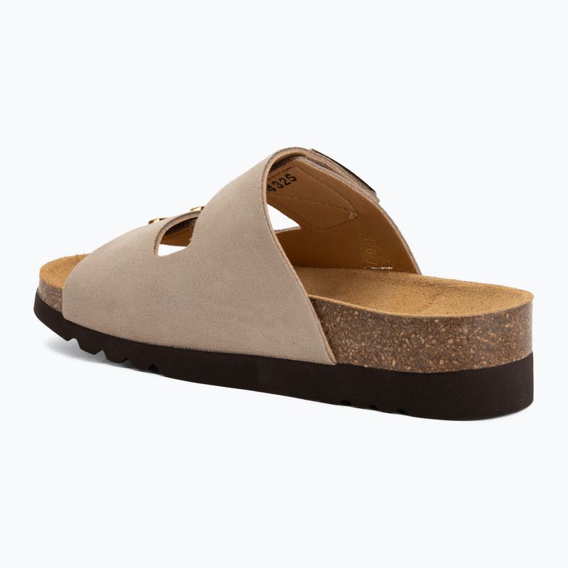 Șlapi de damă Scholl Montery 2 Straps Ad Med bej 3