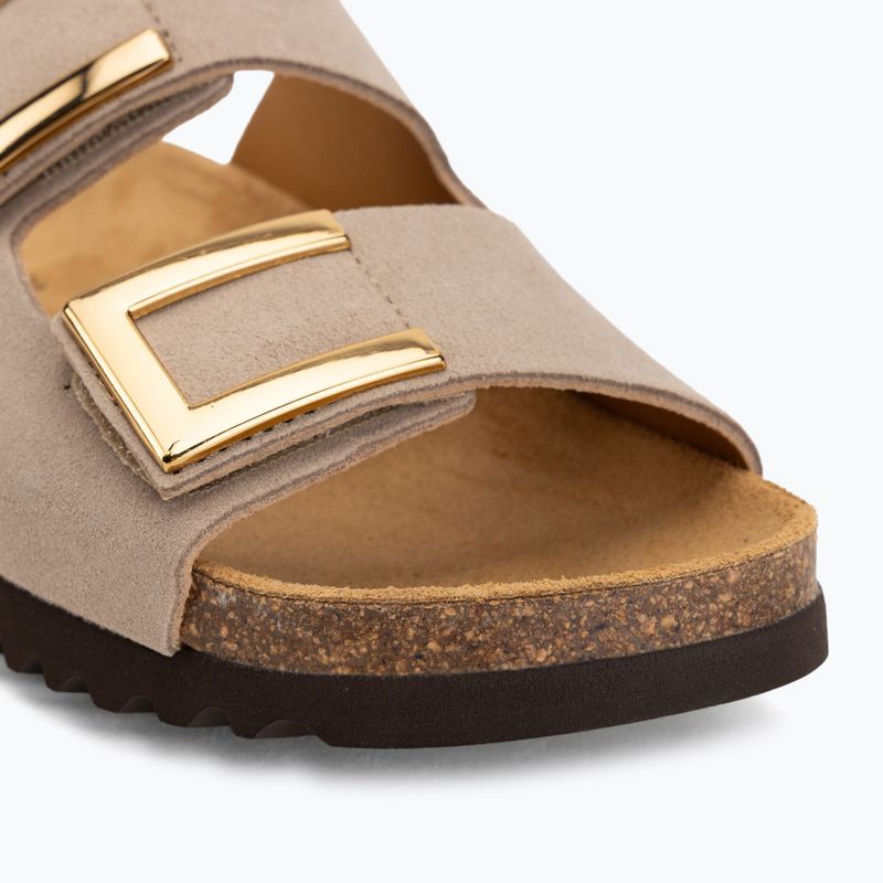 Șlapi de damă Scholl Montery 2 Straps Ad Med bej 7