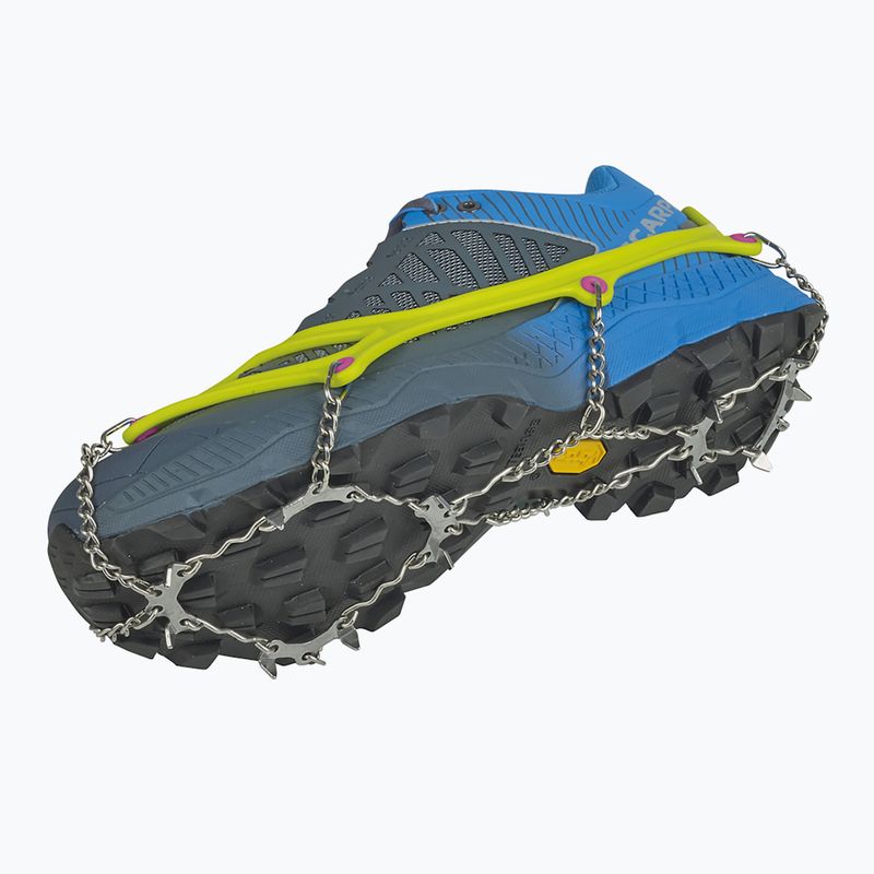 Crampoane pentru încălțăminte CAMP Ice Master Ultralight lime/violet 2