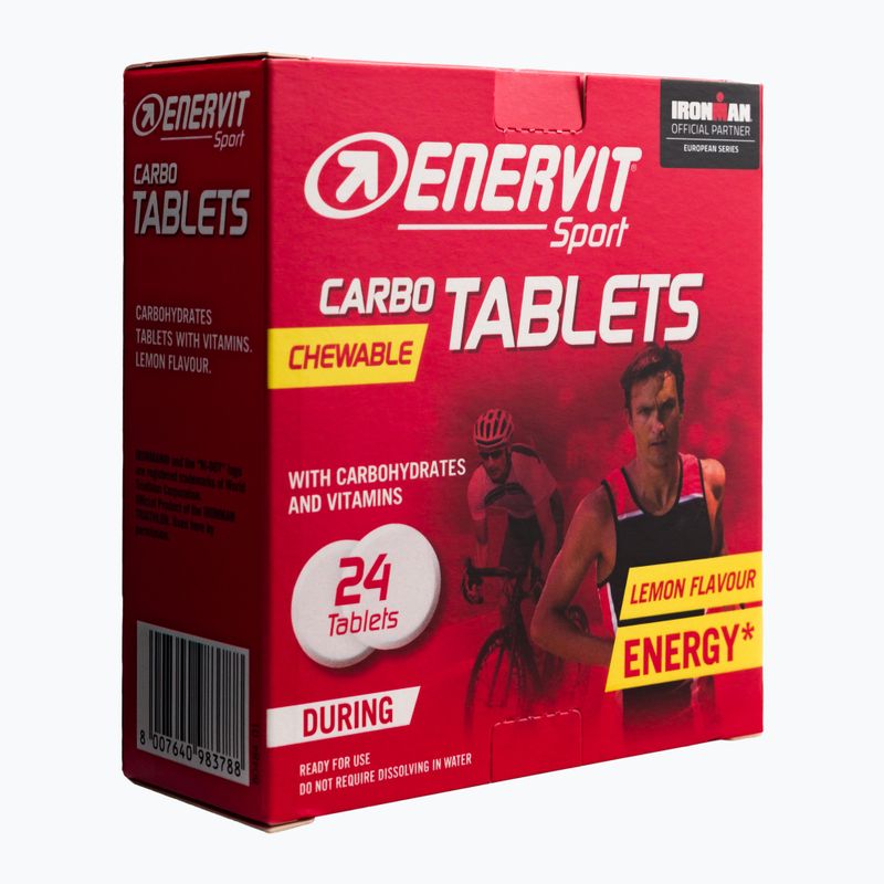 Chew Carbo Carbo Enervit carbohidrați 24 comprimate lămâie 98378