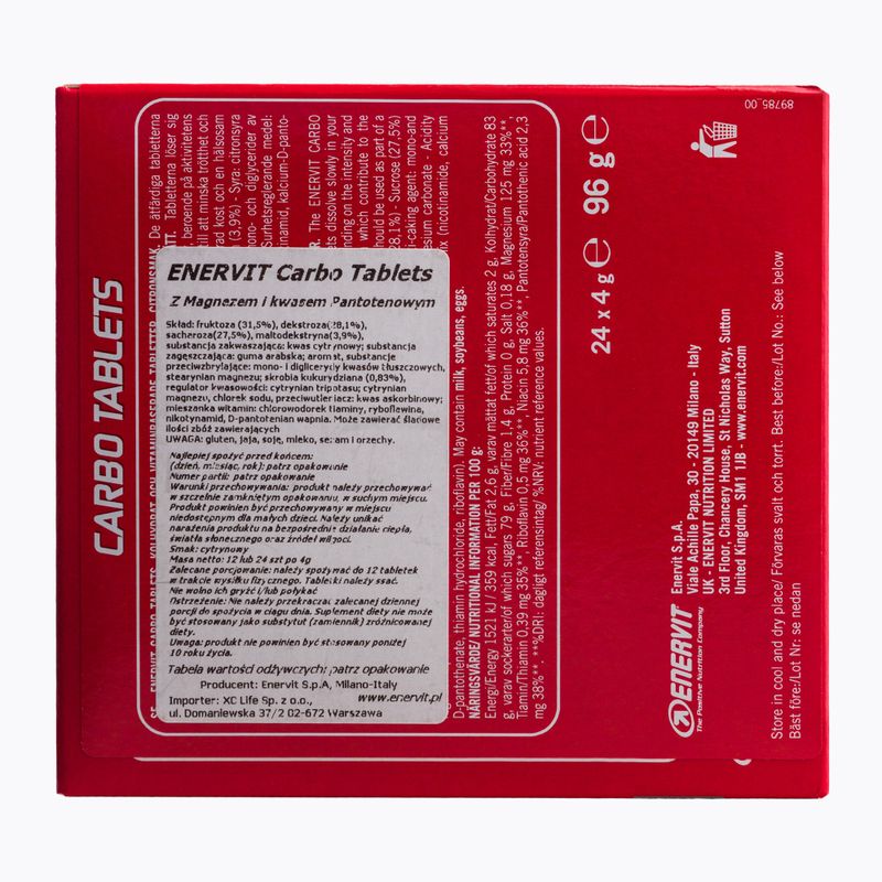 Chew Carbo Carbo Enervit carbohidrați 24 comprimate lămâie 98378 3