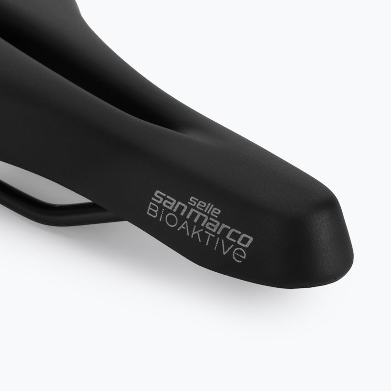Șa de bicicletă SAN MARCO Sportive Biofoam Open Small 0-30° black matte 5