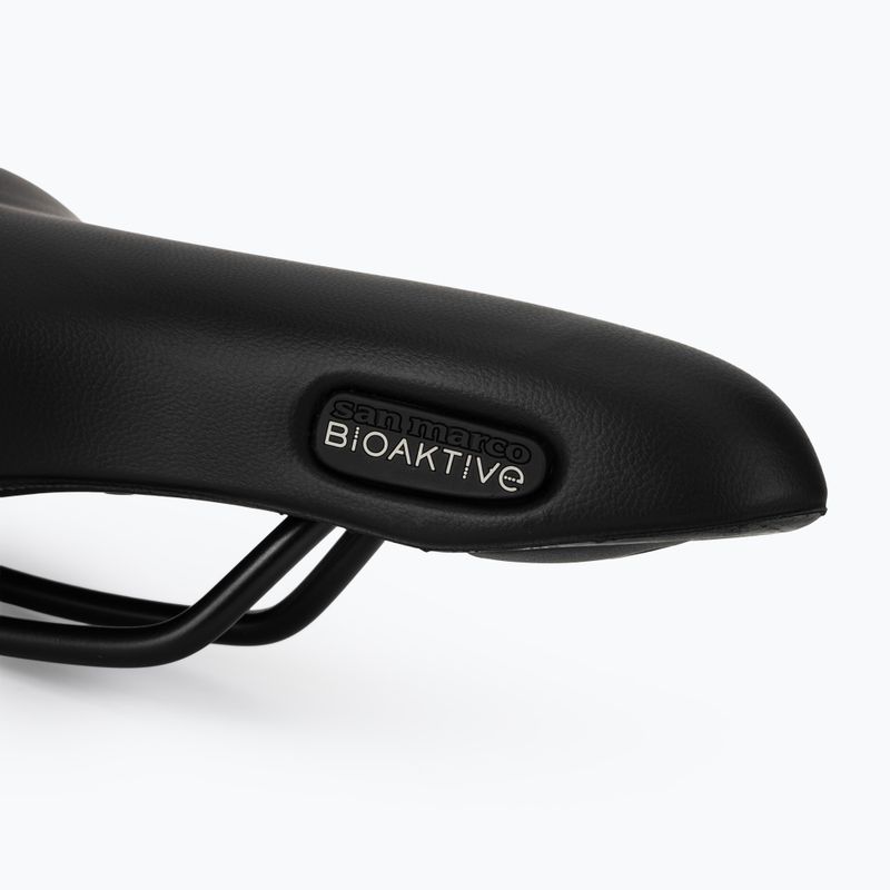SAN MARCO Trekking Biofoam Large 30-60° negru mat șa de bicicletă pentru bărbați 6