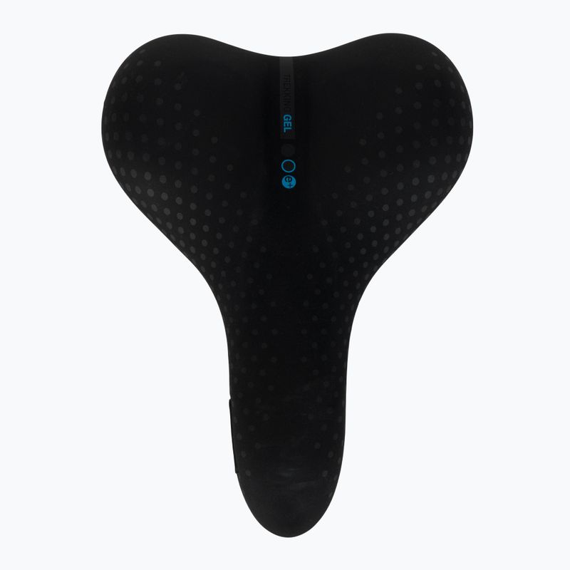 Șa de bicicletă SAN MARCO Trekking Gel Large 30-60° negru 3