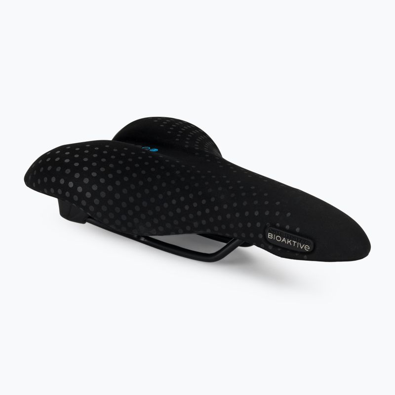 Șa de bicicletă SAN MARCO Trekking Gel Small 30-60° negru