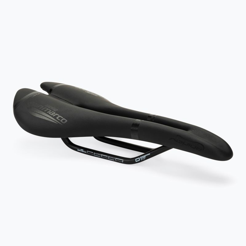 Șa de bicicletă SAN MARCO Aspide Dynamic Wide Open black