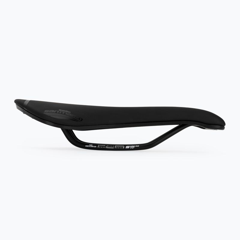 Șa de bicicletă pentru bărbați SAN MARCO Aspide Short Sport Wide Open black 2