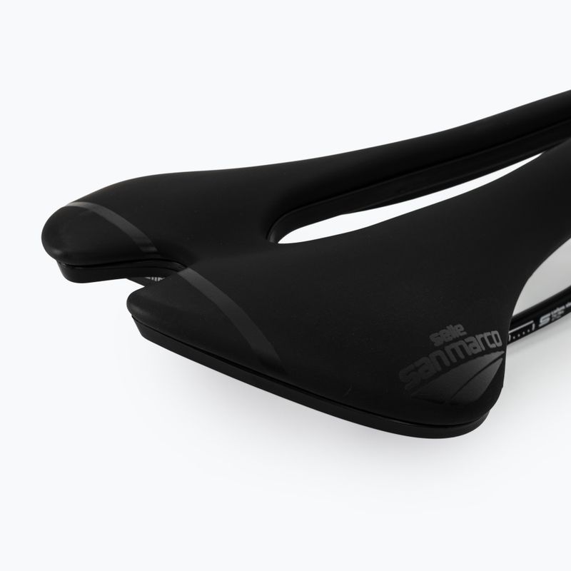 Șa de bicicletă pentru bărbați SAN MARCO Aspide Short Sport Wide Open black 5
