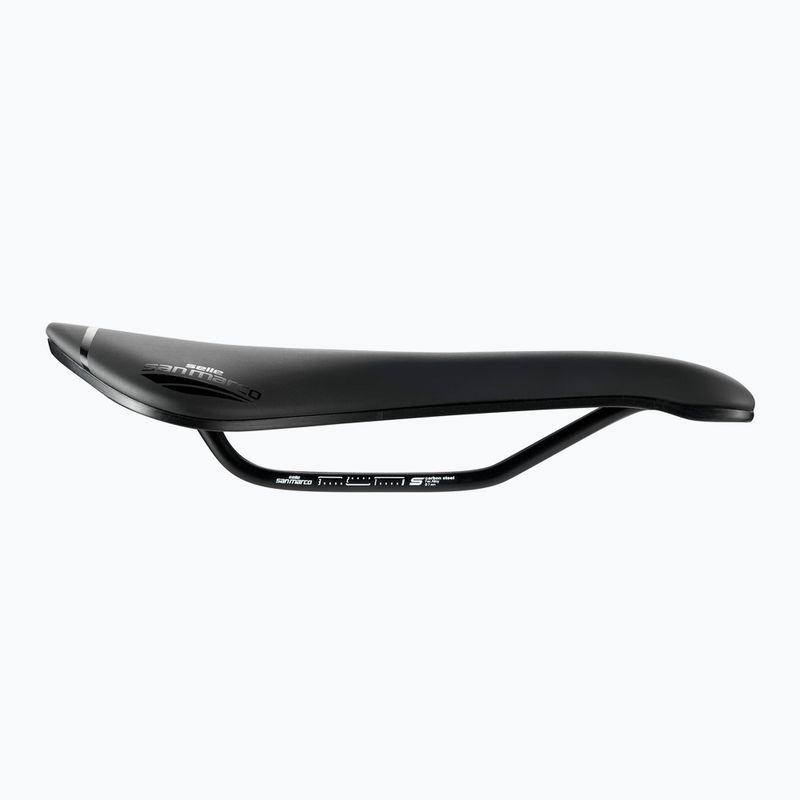 Șa de bicicletă pentru bărbați SAN MARCO Aspide Short Sport Wide Open black