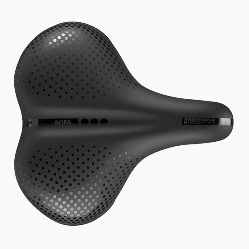 SAN MARCO City Biofoam Sofa șa de bicicletă 60-90° negru 2