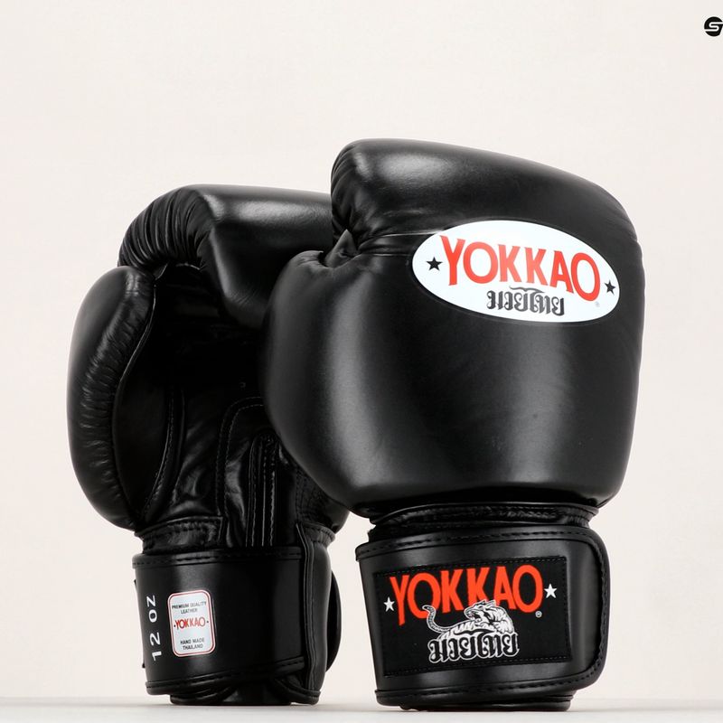 YOKKAO Matrix mănuși de box negru BYGL-X-1 7