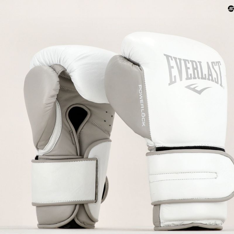 EVERLAST Power Lock 2 Premium mănuși de box alb EV2272 8