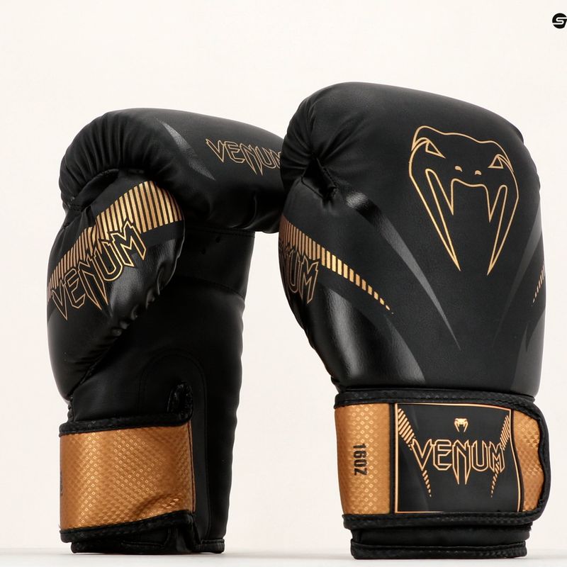 Venum Impact mănuși de box maro VENUM-03284-137-10OZ 8