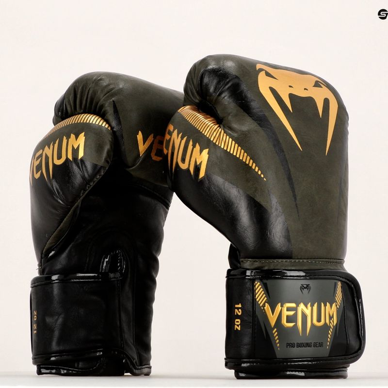 Venum Impact mănuși de box verde 03284-230-10OZ 16