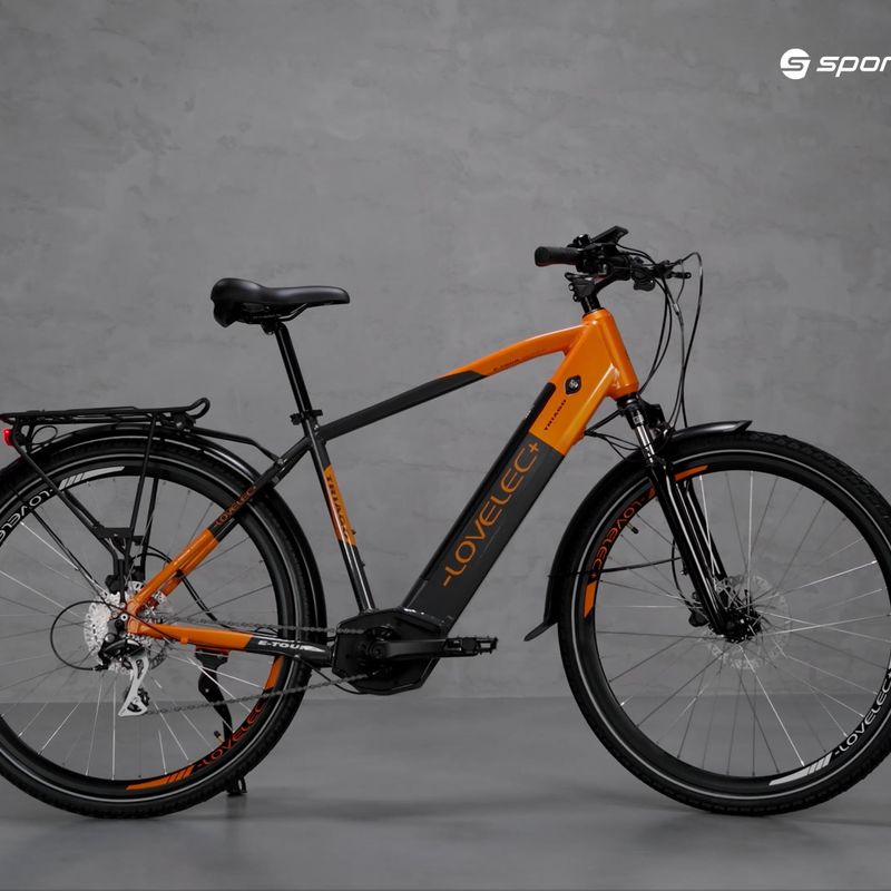 LOVELEC bicicletă electrică Triago Man 16Ah gri-roșu B400359 7