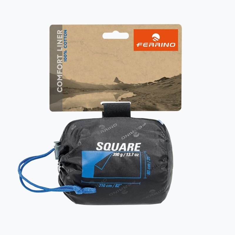 Inserție pentru sac de dormit Ferrino Comfort Liner Square blue 2
