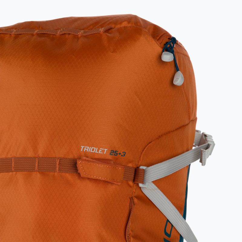 Ferrino Triolet rucsac de alpinism 25 + 3 portocaliu 75656MAA 4