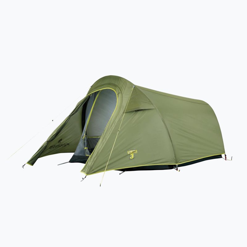 Cort de camping pentru 3-persoane Ferrino Sling verde 91036MVV 2