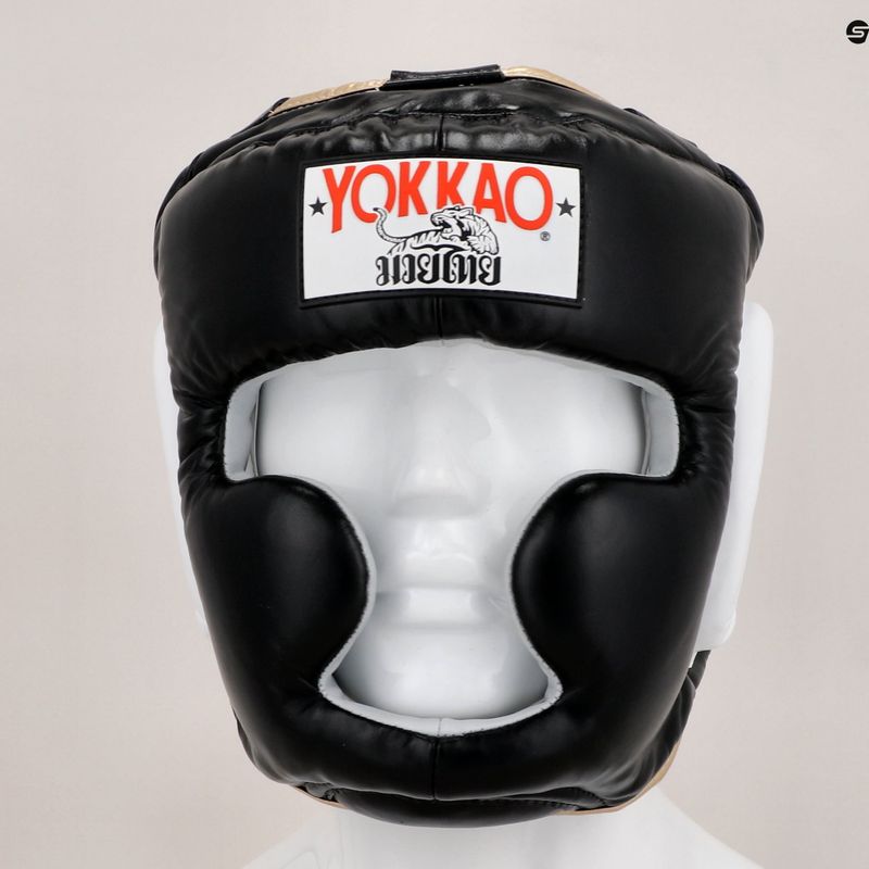 YOKKAO Training Headguard casca de sport de luptă negru HYGL-1-1-1 11