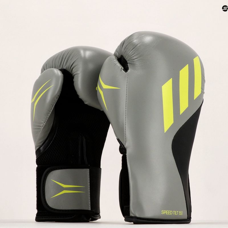 Mănușă de box adidas Speed Tilt 150, gri, SPD150TG 7