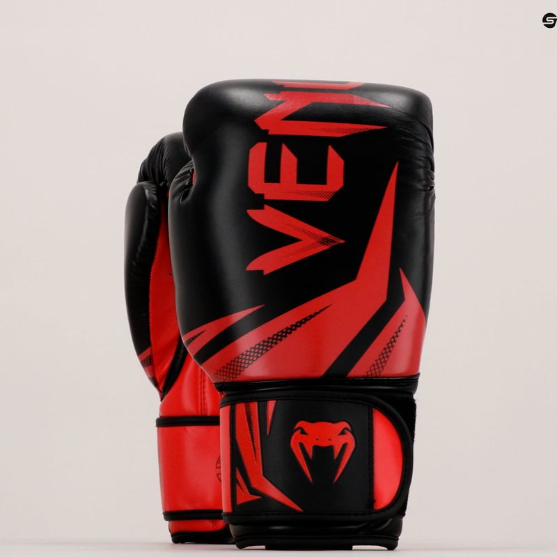 Venum Challenger 3.0 roșu/negru Mănuși de box 03525-100-10OZ 10