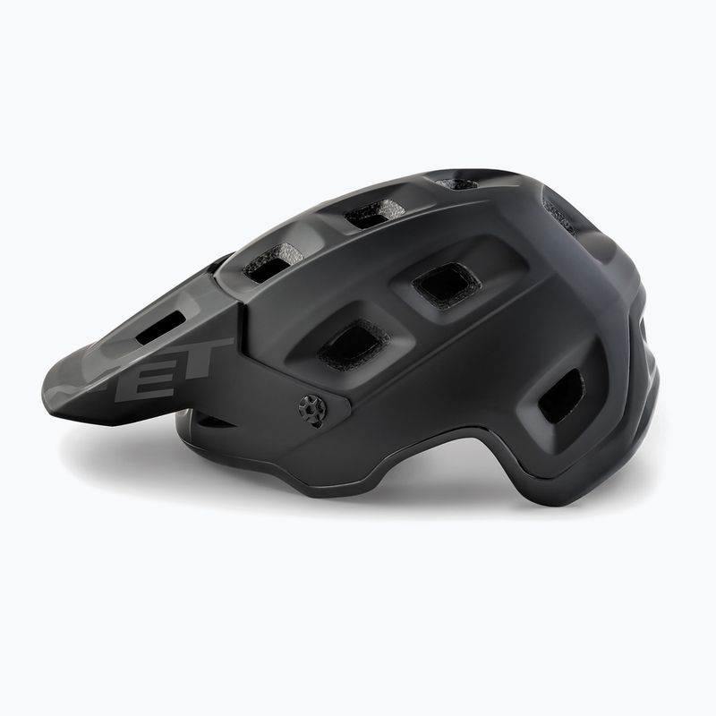 MET casca de bicicleta Terranova negru mat lucios 3