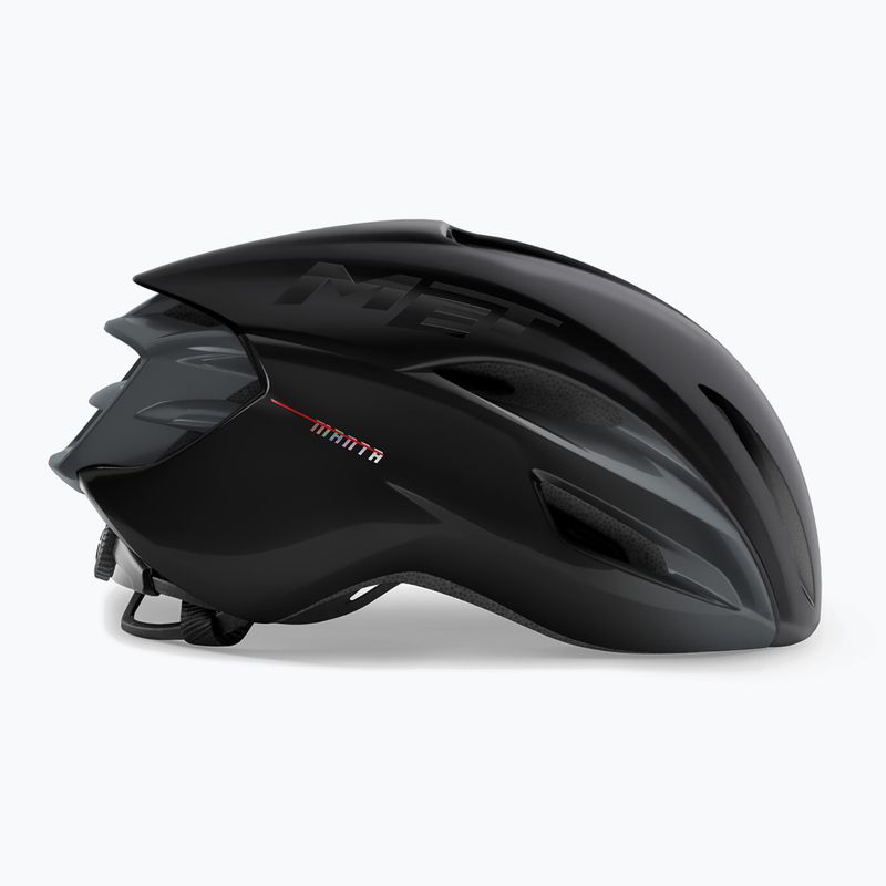 Cască de bicicletă MET Manta MIPS black matt glossy 2