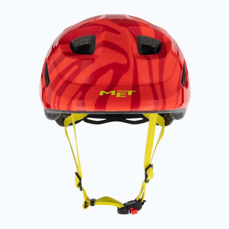 Cască de bicicletă pentru copii  MET Hooray red zebra matt 2