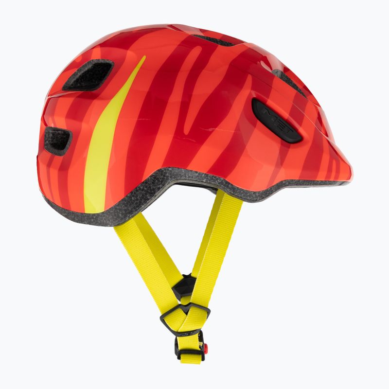 Cască de bicicletă pentru copii  MET Hooray red zebra matt 4