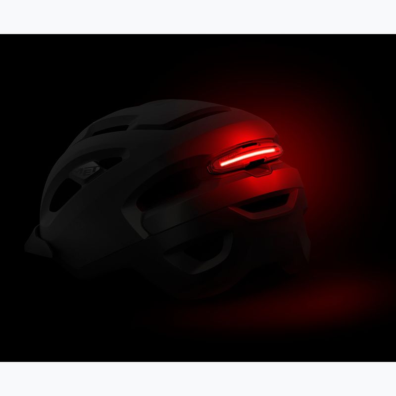 Lampă de bicicletă montată pe cască MET Magnetic USB LED 3