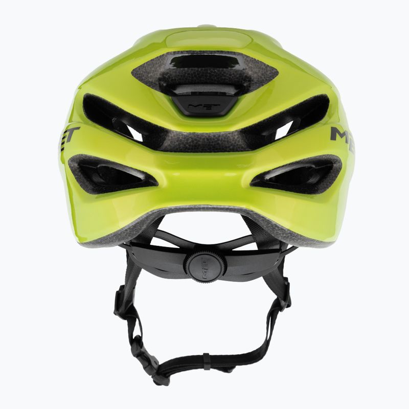 Cască de bicicletă MET Idolo lime yellow metallic glossy 3