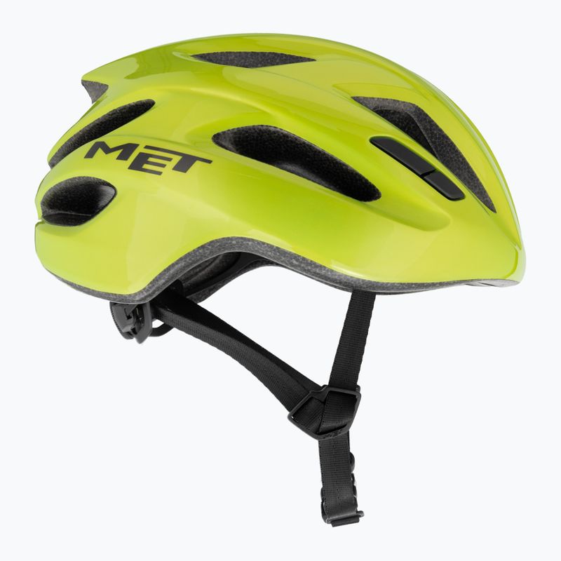 Cască de bicicletă MET Idolo lime yellow metallic glossy 4