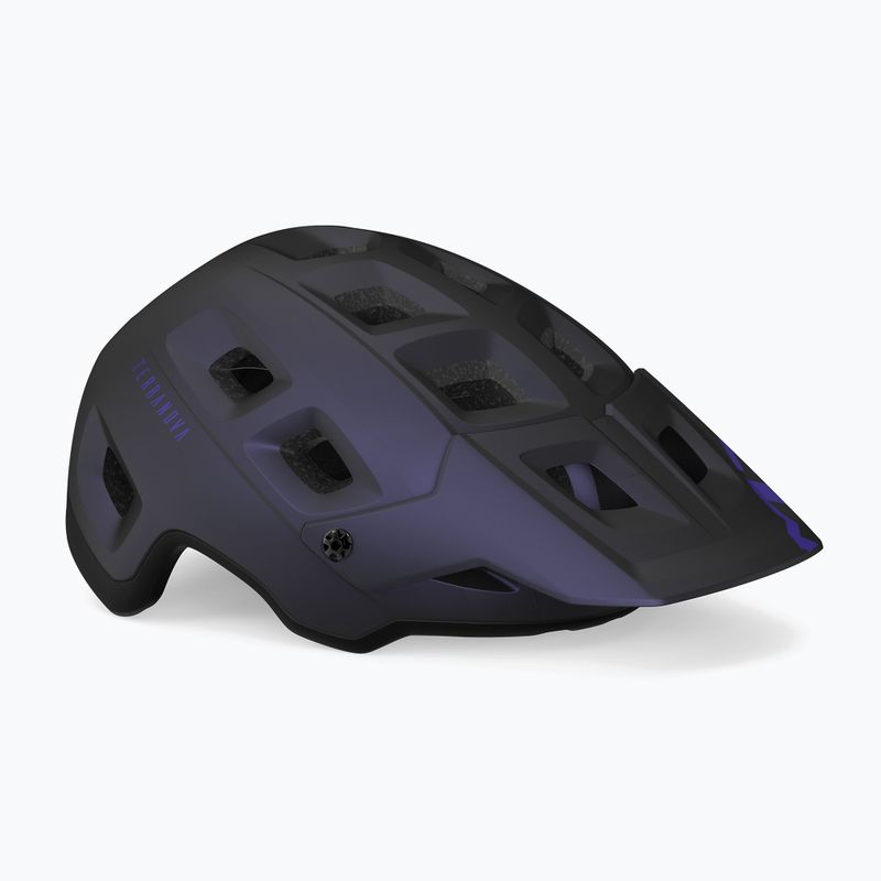 Cască de bicicletă MET Terranova violet închis mat