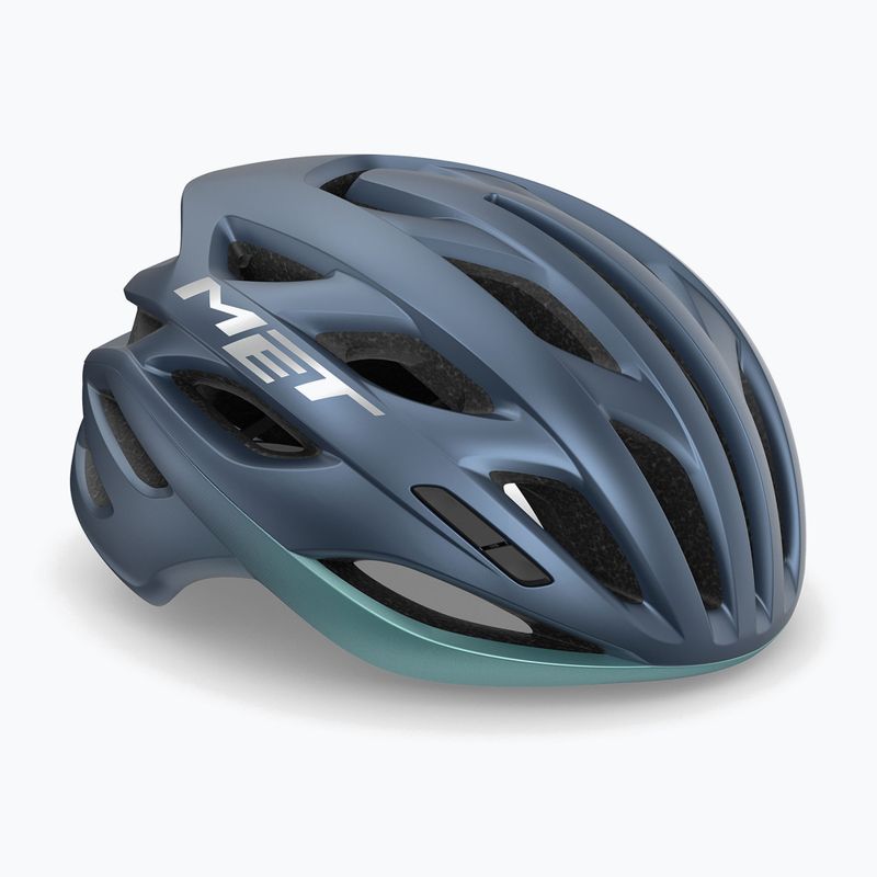 Cască de bicicletă MET Estro Mips navy/teal matt 6