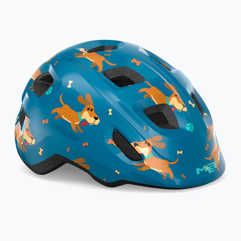 Cască de bicicletă pentru copii  MET Hooray blue teckel glossy 6
