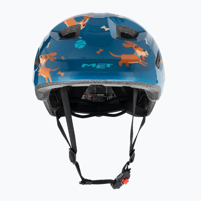 Cască de bicicletă pentru copii  MET Hooray blue teckel glossy 2