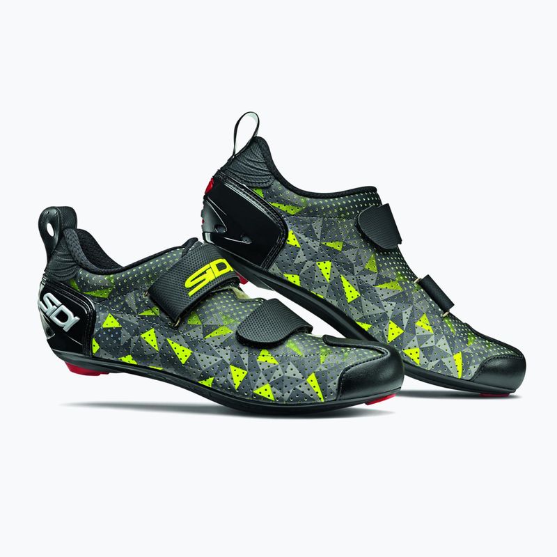 Încălțăminte de triatlon pentru bărbați Sidi T-5 Air grey/yellow/black 9