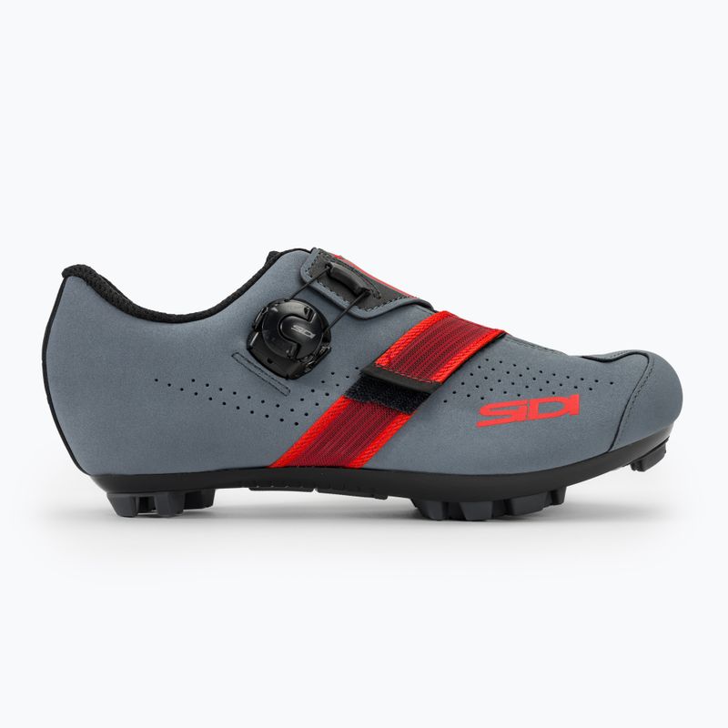 Încălțăminte de ciclism MTB pentru bărbați Sidi MTB Aertis grey/red 2