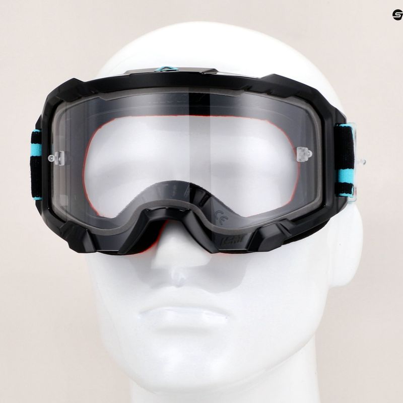 Ochelari de ciclism Leatt Velocity 4.5 fuel / transparent 8023020440 9