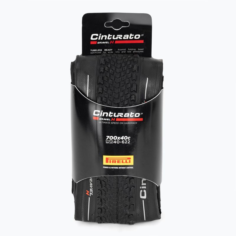 Anvelopă de bicicletă Pirelli Cinturato Gravel Hard TLR 700 x 45C black 2