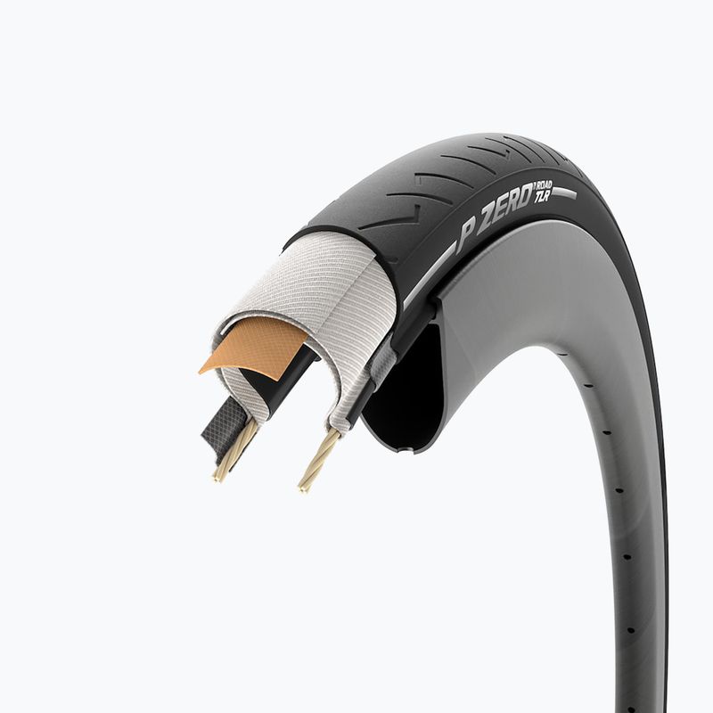 Anvelopă pentru bicicletă Pirelli P Zero Road TLR 700 x 32C black 4