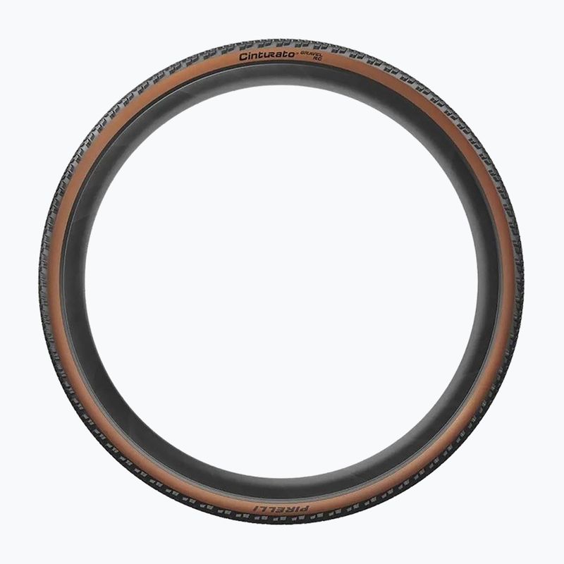 Anvelopă de bicicletă Pirelli Cinturato Gravel RC Classic 700 x 45C black/brown 4