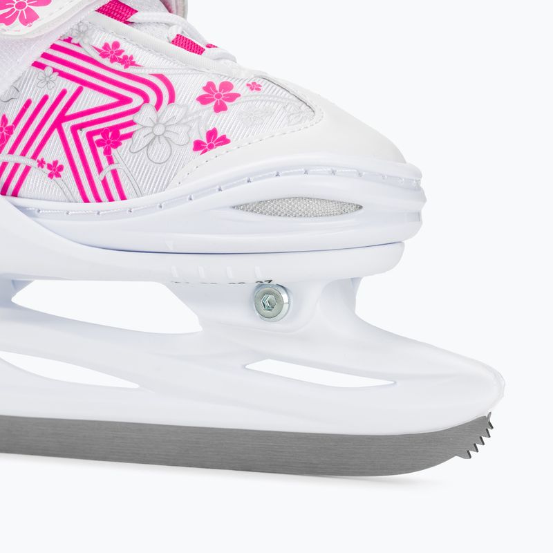 Patine pentru copii Roces Jokey Ice 3.0 Girl white/pink 6